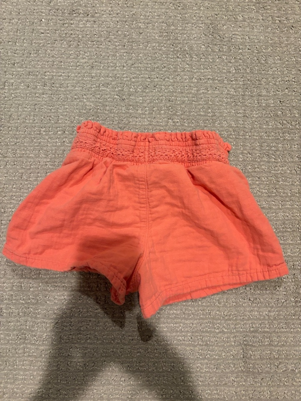 Vanilla Star Coral Smocked-Waist Girls' Shorts